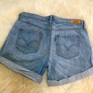 Levi’s Boyfriend Denim Shorts